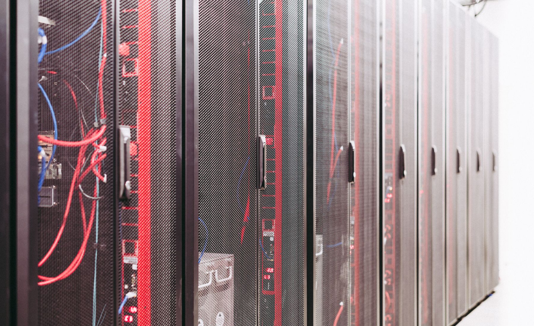 Modern data-centre infrastructure powering AI systems